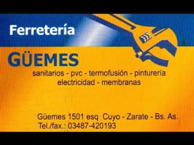 FERRETERIA GUEMES ZARATE