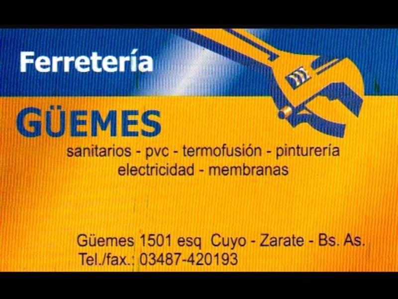 FERRETERIA GUEMES ZARATE