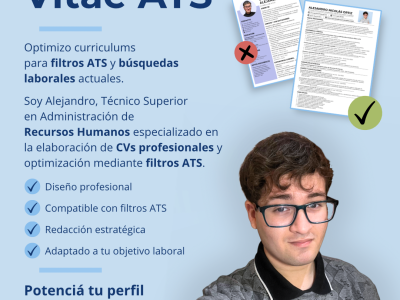 Elaboración de Curriculum Vitae y optimización mediante filtros ATS